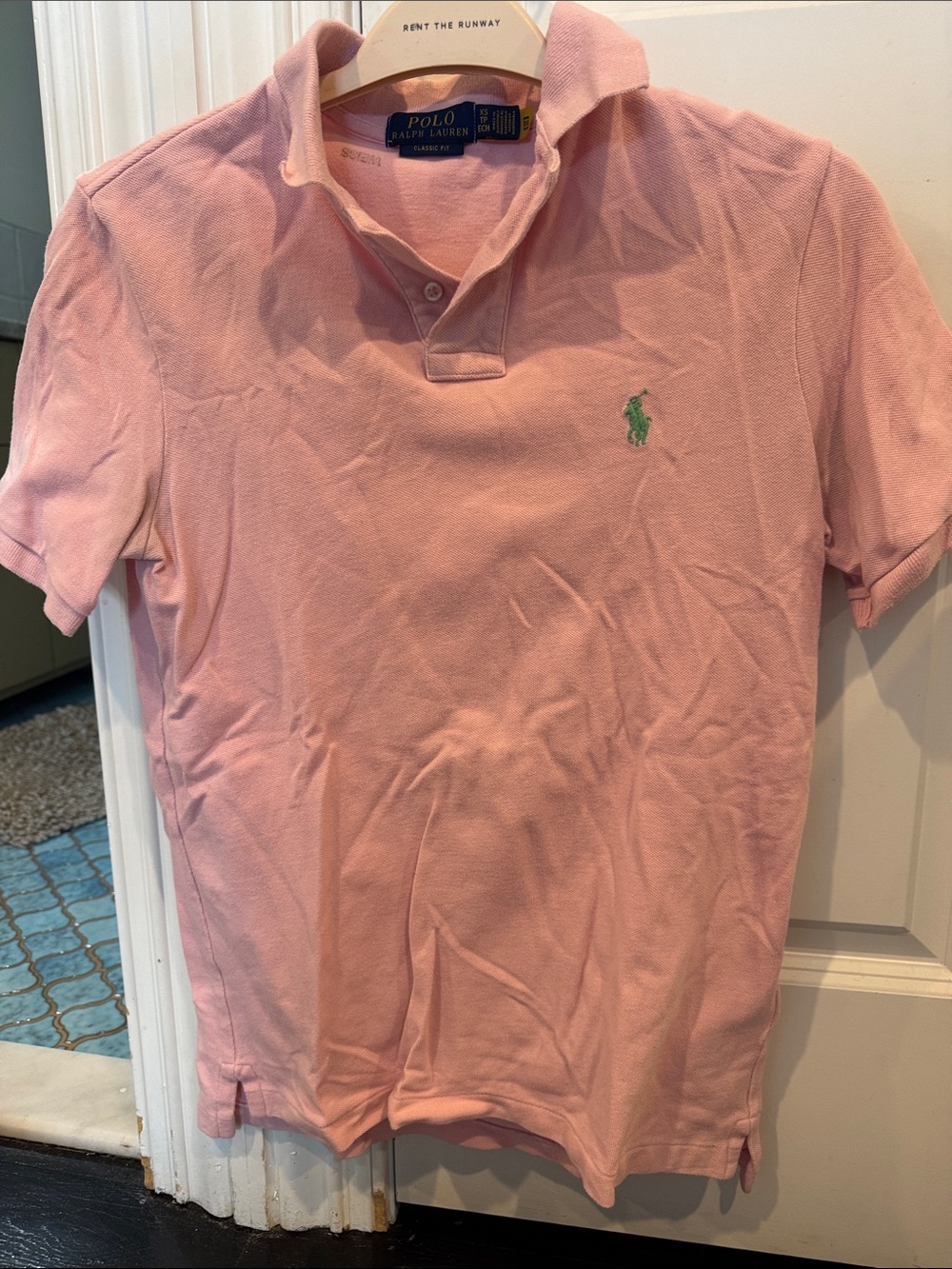 Ralph Lauren Pink Polo Shirt Classic Fit